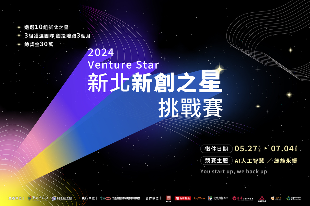 (轉知)新北市政府「2024 Venture Star新北新創之星挑戰賽」圖片